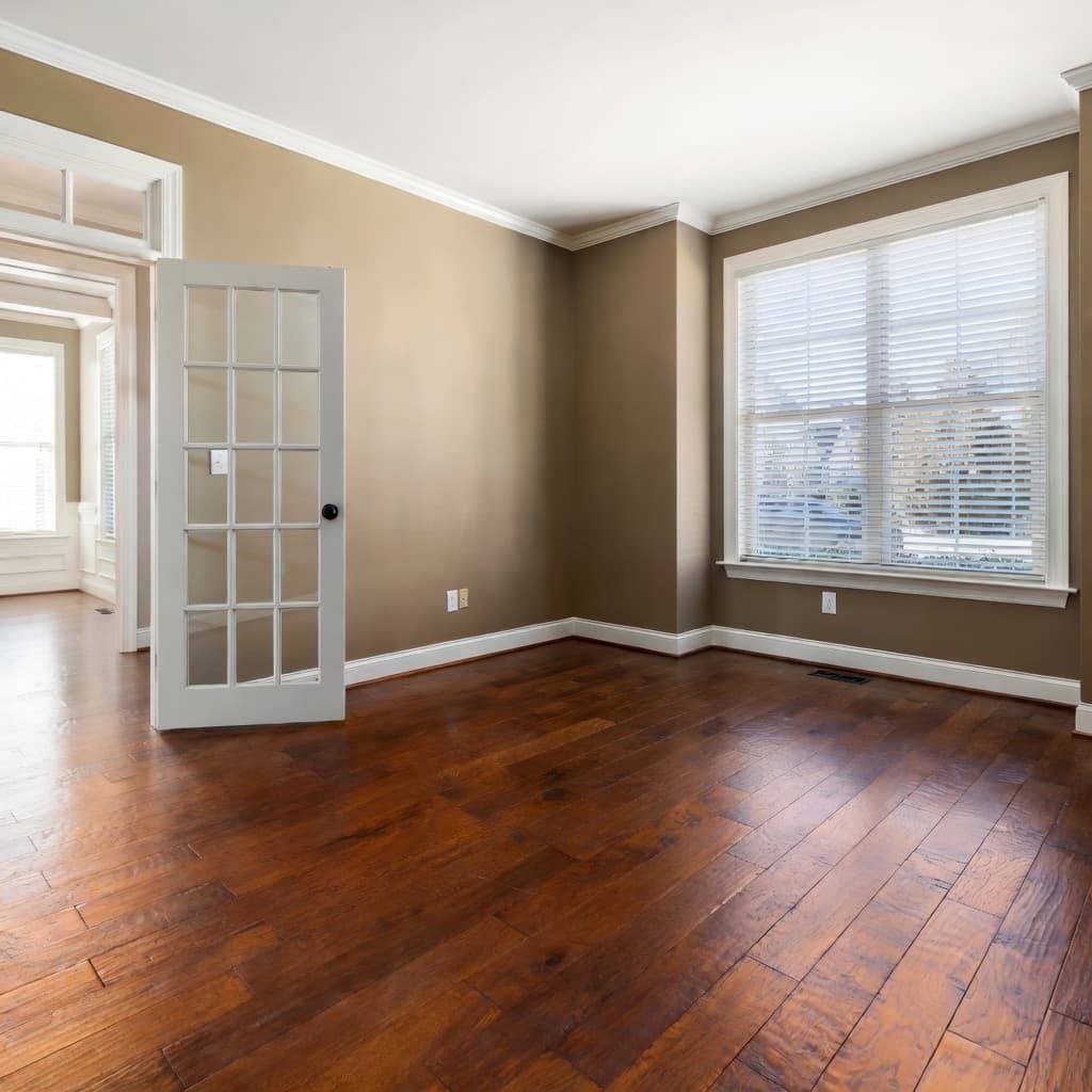 Professional flooring installation underway in a South Jersey home